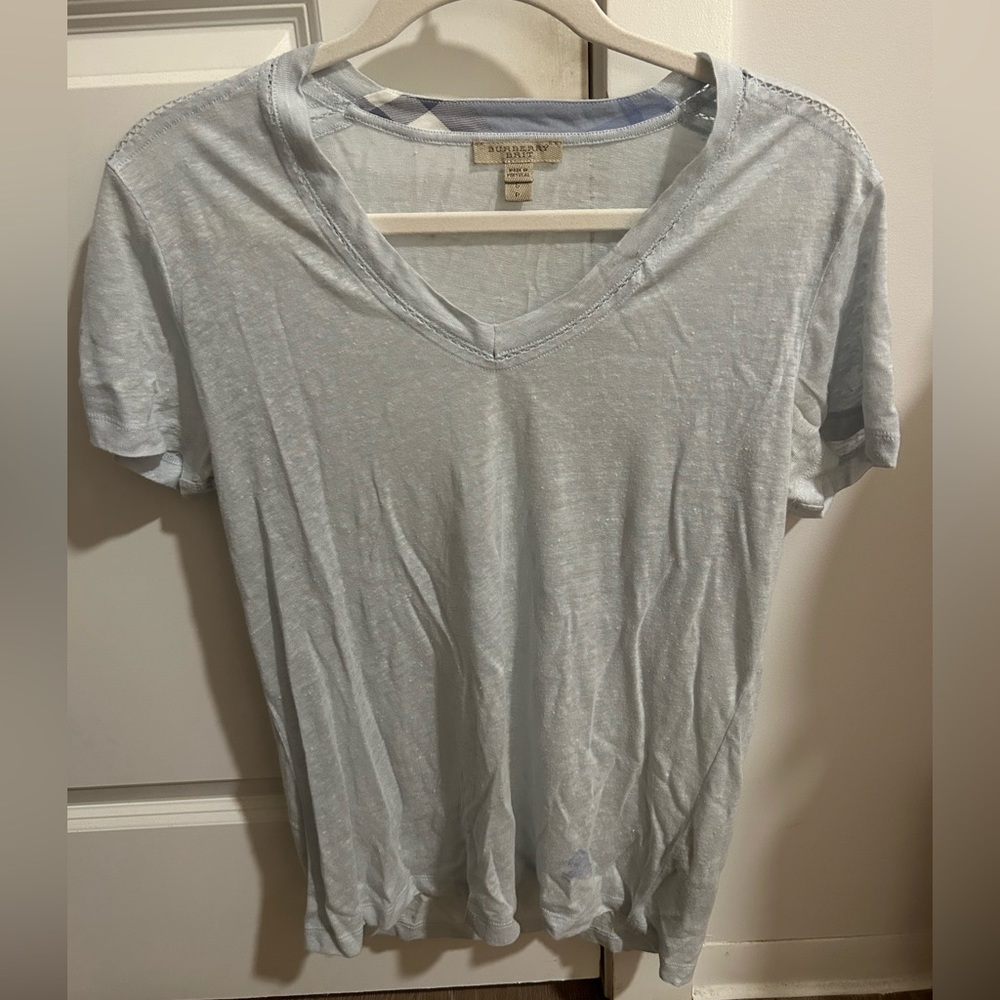 SMALL Burberry Light Blue Women’s T-Shirt